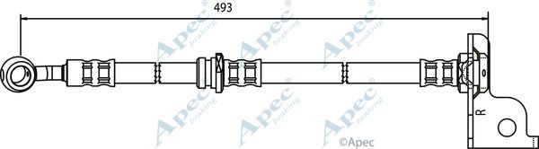 APEC BRAKING Pidurivoolik HOS3573